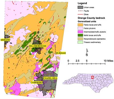 Examining the Geologic Link of Arsenic Contamination in Groundwater in Orange County, North Carolina